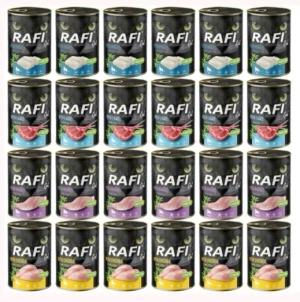 Mokra karma dla kota Rafi cat mix smaków 24 x 400 g Nowe Smaki