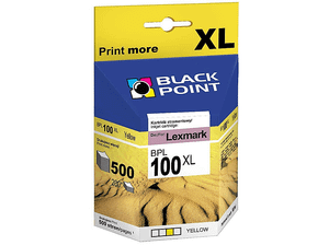 Tusz BLACK POINT BPL100YXL Zamiennik Lexmark 14N0902E