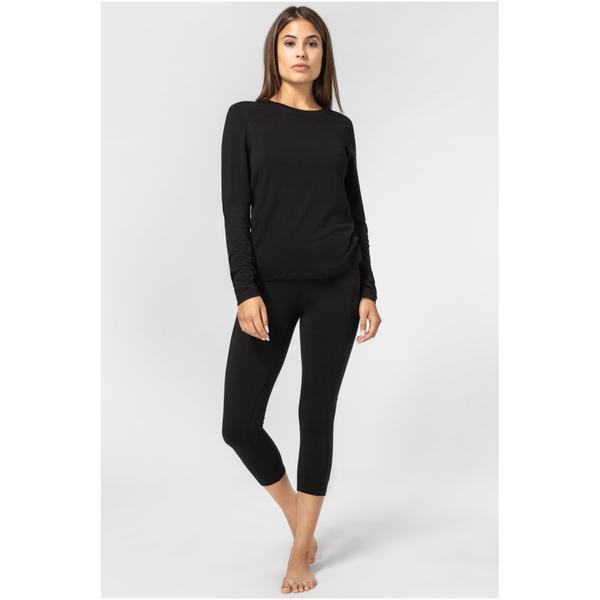 SUPER.NATURAL ARCTIC230 LS koszulka damska termoaktywna merino czarna (XS)