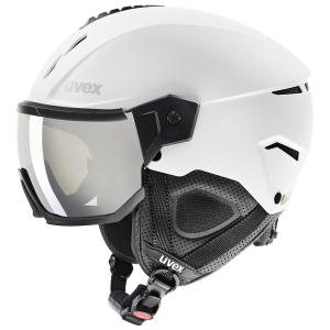 UVEX INSTINCT VISOR kask narciarski hardshell z goglami biały (59-61)