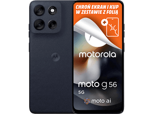PRODUKT PO EKSPOZYCJI - Smartfon MOTOROLA Moto G56 5G 8/256GB Czarny (Black Oyster)
