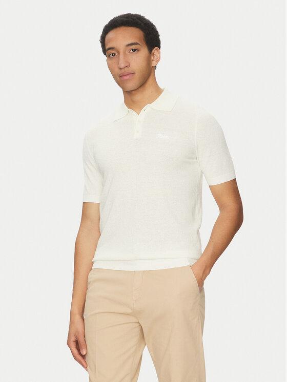 Robe di Kappa Polo Robe Giovani 65121IW Écru Regular Fit