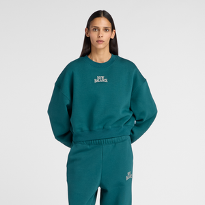Bluza damska New Balance WT61935IAAV – zielona