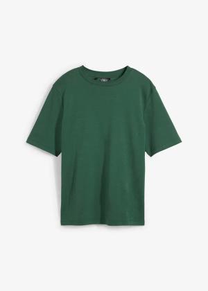 T-shirt z grubej bawełny organicznej