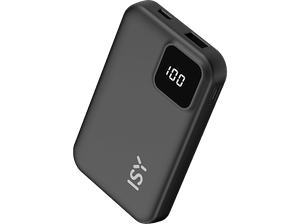 Powerbank ISY IPP-5001 1xUSB-C 1xUSB-A 5000mAh Czarny