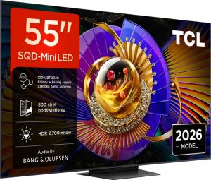 Telewizor TCL 55C7L 55" SQD-Mini LED 4K 144 Hz VRR Google TV INTERNET SMART