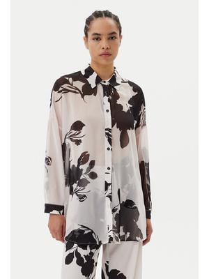 ACCESS FASHION Koszula 53-7025-072 Biały Regular Fit