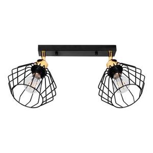 Lampa sufitowa DEBE KingBerry 2xE27 10 W czarny/złoty