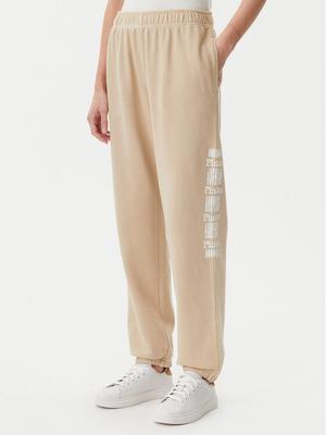 PINKO Spodnie dresowe Plumcake 104790 A2CV Beżowy Regular Fit