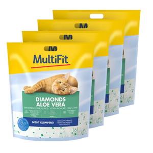 MultiFit Diamonds Aloe Vera żwirek silikonowy 4x16 l