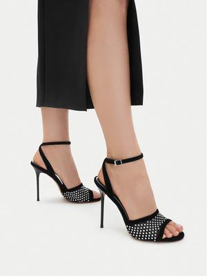 Eva Minge Sandały EO-ZARA-LT934-79 Czarny