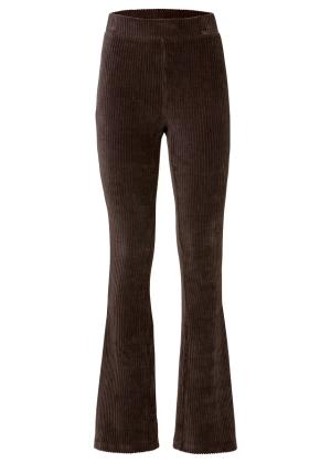 Legginsy z rozszerzanymi nogawkami z imitacji sztruksu