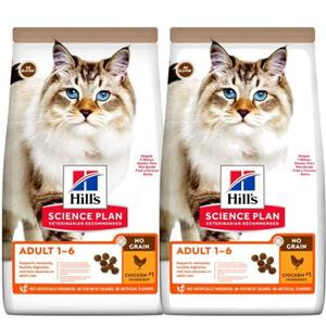 Hill's Science Plan No Grain Adult z kurczakiem bez zbóż 2x1,5 kg