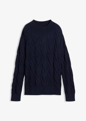 Sweter oversize z miękkiej mieszanki wiskozy