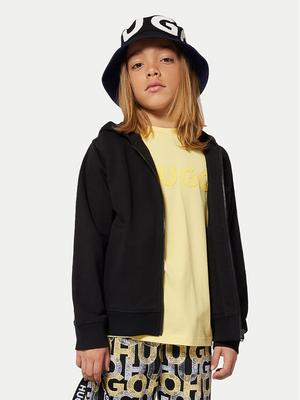 HUGO Bluza G00355 D Czarny Regular Fit