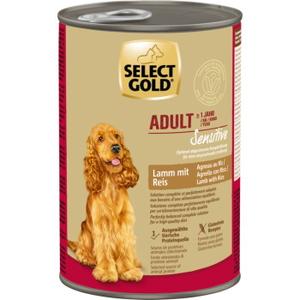 SELECT GOLD mokra karma dla psa Sensitive Adult Jagnięcina z ryżem 24x400 g