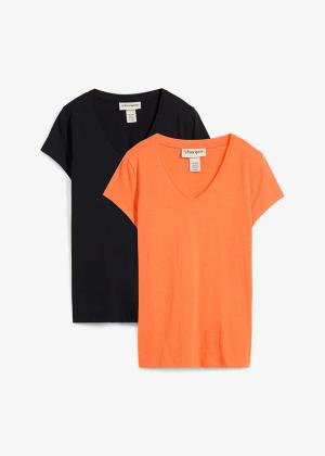 T-shirt z czystej bawełny organicznej  (2 szt.)
