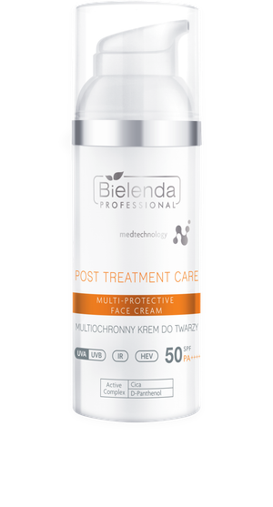 Bielenda Professional Post Treatment Care Multiochronny Krem do Twarzy SPF50+ 50ml