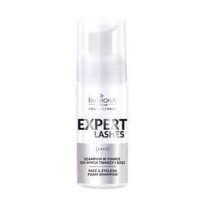 Szampon W Piance Do Rzęs I Twarzy FARMONA Expert Lashes Oczyszczanie 100ml