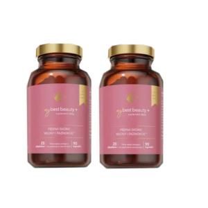 ZESTAW 2x MyBestPharm MyBestBeauty+ Skóra Włosy Paznokcie 2 x 90 kapsułek