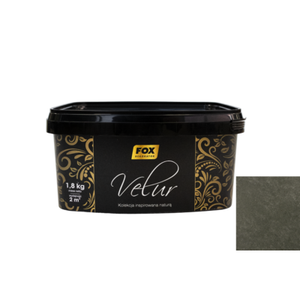 Tynk dekoracyjny VELUR 0011 Heban 1,8 kg