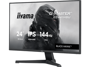 Monitor IIYAMA G-Master G2441HSU-B1 Black Hawk 23.8 FHD IPS 1ms 144Hz Adaptive Sync Flicker Free Czarny