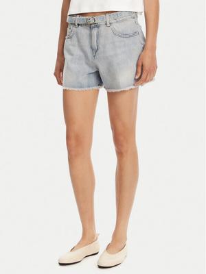 TWINSET Szorty jeansowe 251TT2262 Niebieski Slim Fit