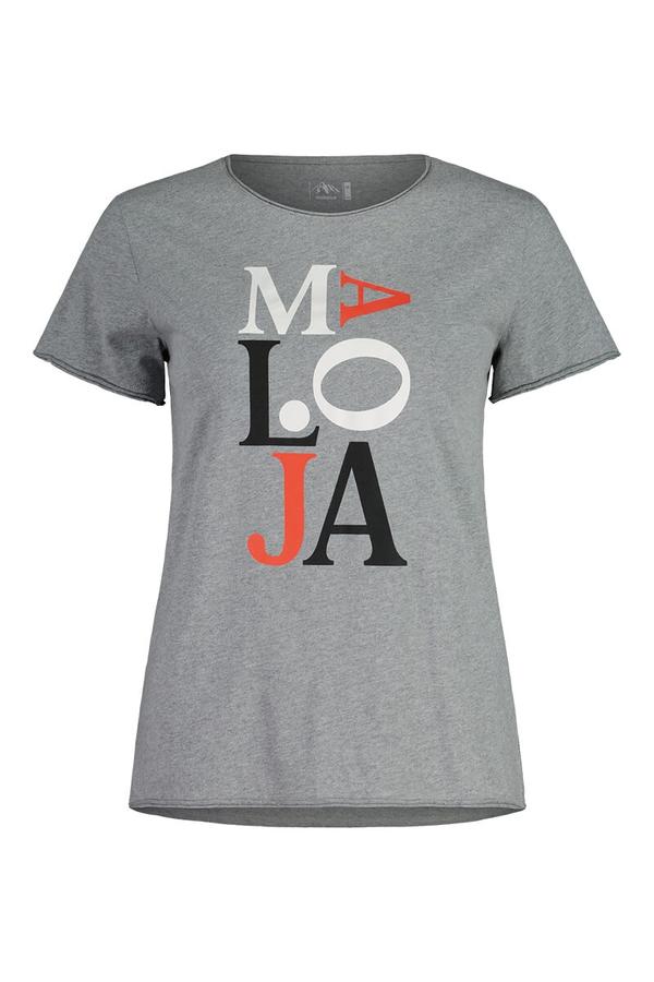 Maloja PadolaM. T-shirt damski BioRe Tee grey melange (M)
