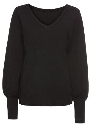 Sweter z cienkiej dzianiny z wiskozą