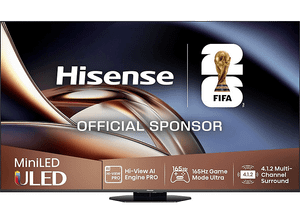 PRODUKT PO EKSPOZYCJI - Telewizor ULED Mini LED HISENSE 85U8Q 85" 4K 165Hz VIDAA Smart OS Hi-View AI Engine Pro Czarny