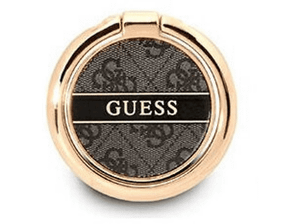 Uchwyt na palec GUESS Ring Stand 4G Czarny GURSHG4SK
