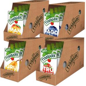 Tymbark Mus 100% XXL mix smaków musy owocowe 200 g x 40 sztuk