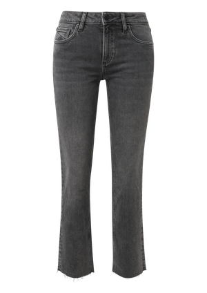 Przycięte dżinsy CATIE / Slim Fit / Mid Rise / Relaxed Straight Leg