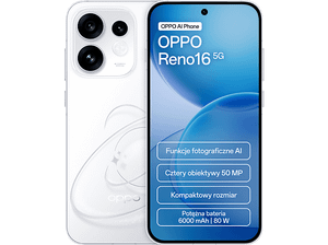 Smartfon OPPO Reno 16 5G 8 GB/ 512 GB Biały
