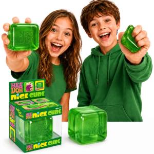NeeDoh Nice Cube Gniotek Antystresowy Kostka Lodu memory zielony