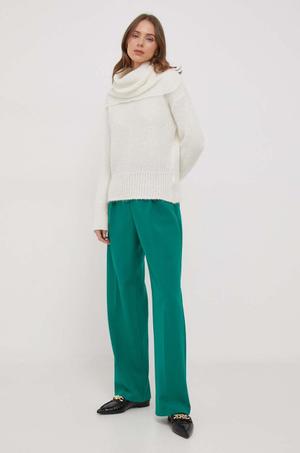 Sisley sweter z domieszką wełny
