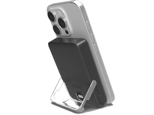 Powerbank SBS 10000 mAh Wireless Magnetic ze stojakiem i wyświetlaczem LCD TEBB10000MAGSTAND Czarny