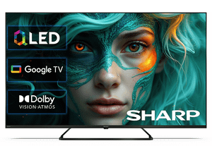 Telewizor QLED SHARP 55HP6465E 55" 4K Google TV Dolby Vision Czarny