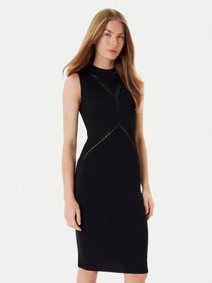 Marciano Guess Sukienka dzianinowa 5YGK18 5876Z Czarny Slim Fit
