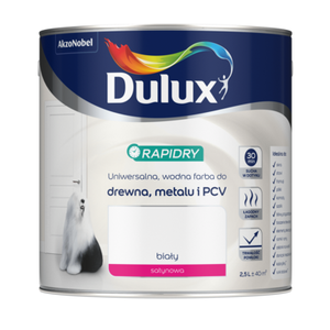 Farba akrylowa Dulux Rapidry 2,5 l SAT biały