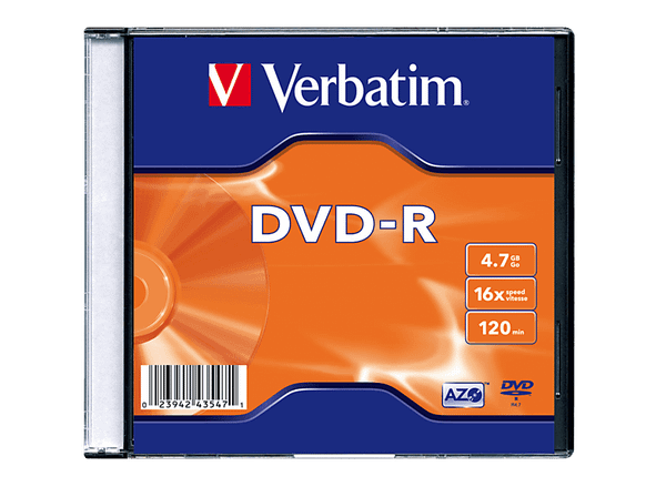 Płyta VERBATIM DVD-R Matt Silver Slim 1szt