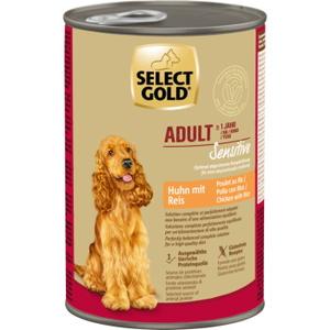 SELECT GOLD mokra karma dla psa Sensitive Adult Kurczak z ryżem 24x400 g