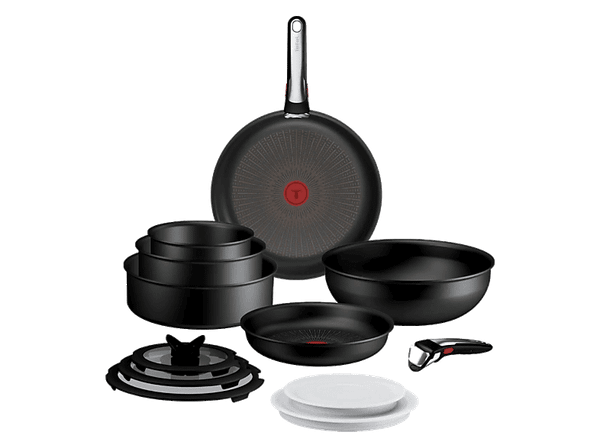 Zestaw garnków i patelni TEFAL P0009753 Czarny