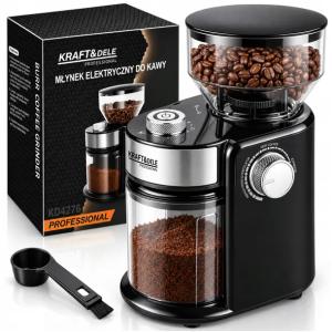 MŁYNEK DO KAWY ŻARNOWY ELEKTRYCZNY REGULACJA MIELENIA GRINDER WYDAJNY MOCNY