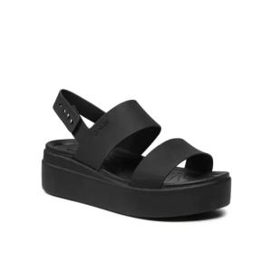 Sandały Damskie Crocs Brooklyn Low Wedge Czarne 41-42 EU