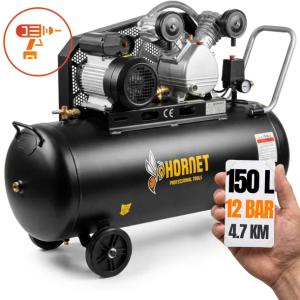 12 BAR 150L 230V KOMPRESOR OLEJOWY SPRĘŻARKA POWIETRZA 4KM 570L/MIN NEW**