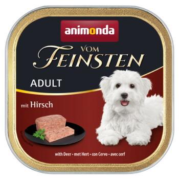 animonda Vom Feinsten mokra karma dla psa, Adult, Jelenina 22x150 g
