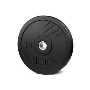 TIGUAR obciążenie na siłownie talerz bumper 10 kg V2 (one size)