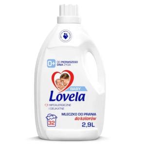 Płyn do prania kolorów LOVELA Baby Mleczko dla dzieci 32 prania 2,9l