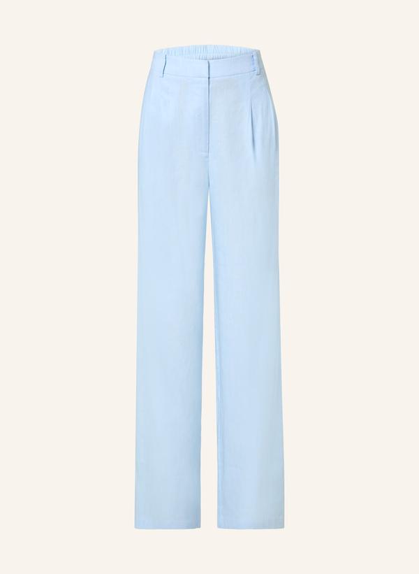 Mrs & Hugs Spodnie Marlena Z Dodatkiem Lnu blau